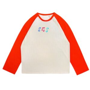 Street Style Youthful Graphic Long Sleeve