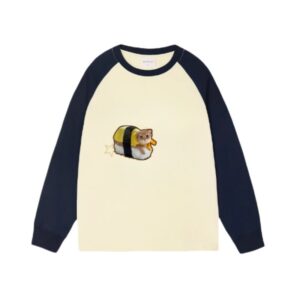 Casual Cute Style Raglan Long-Sleeve